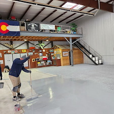 Sturdy-Polyaspartic-Concrete-Coating-for-Airplane-Hangar-in-Colorado 4